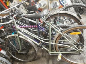 [À retaper] Vélo ville Bernard Dangre vert (50cm)
