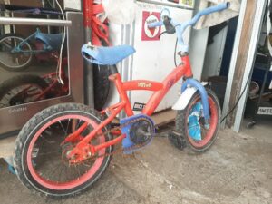 Vélo spiderman enfant 14&Prime;