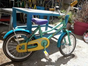 Vélo enfant top bike turquoise 14&Prime;